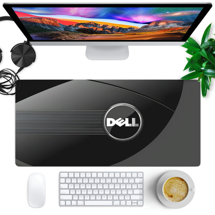 Anti-Slip Desk Mat Gaming Mouse Pad - Dell Logo Minimalist