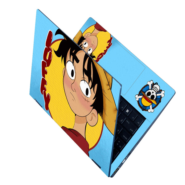 Laptop Skin - Monkey D Luffy Yellow Circle