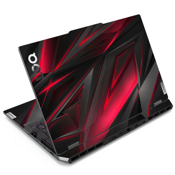 Lenovo LOQ Laptop Skin - Black Red 3D Pattern