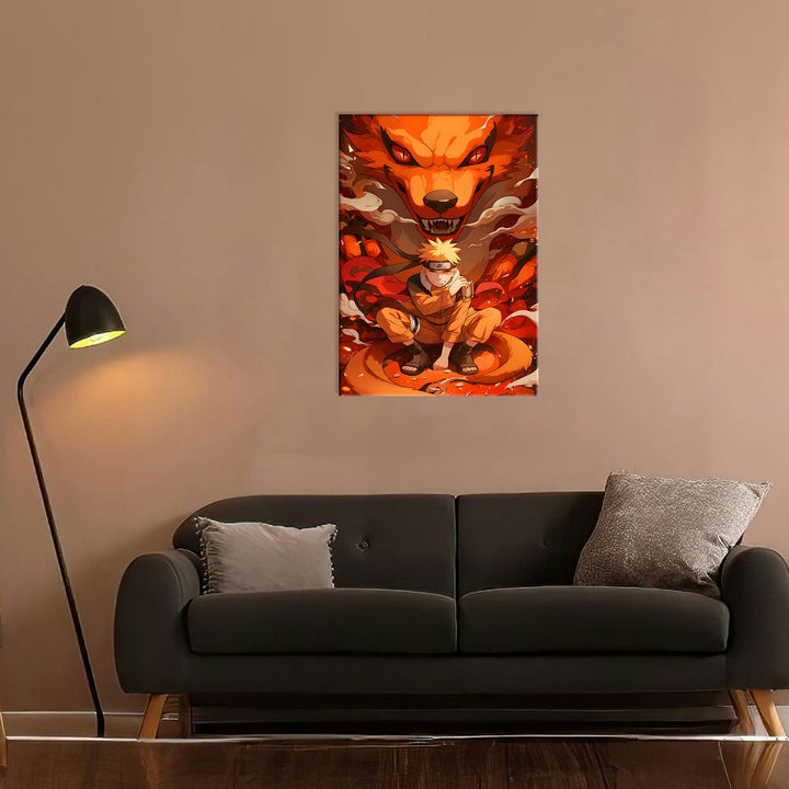 Metal Poster - Kurama Nine Tails