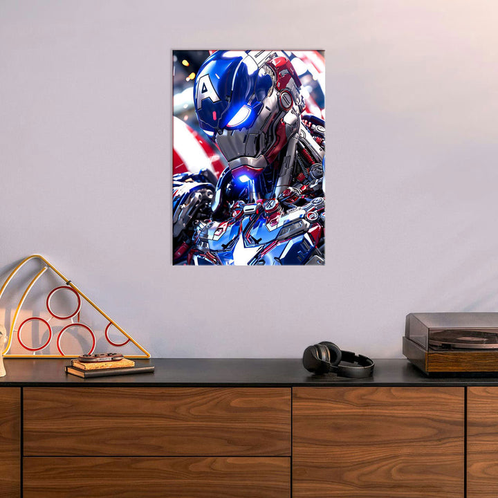 Metal Poster - Superhero Captain America CAP03