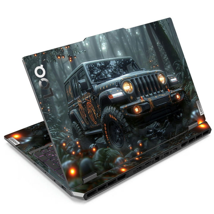 Laptop Skin - Rainforest Jeep Ride