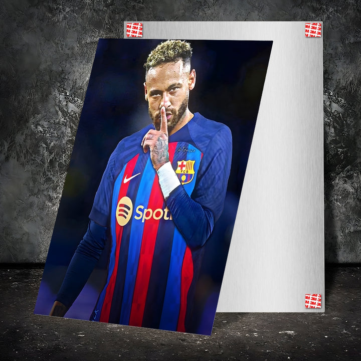 Metal Poster - Footballer Neymar Jr NJR05