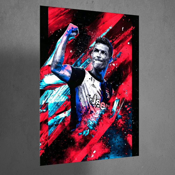 Metal Poster - Footballer Cristiano Ronaldo F08