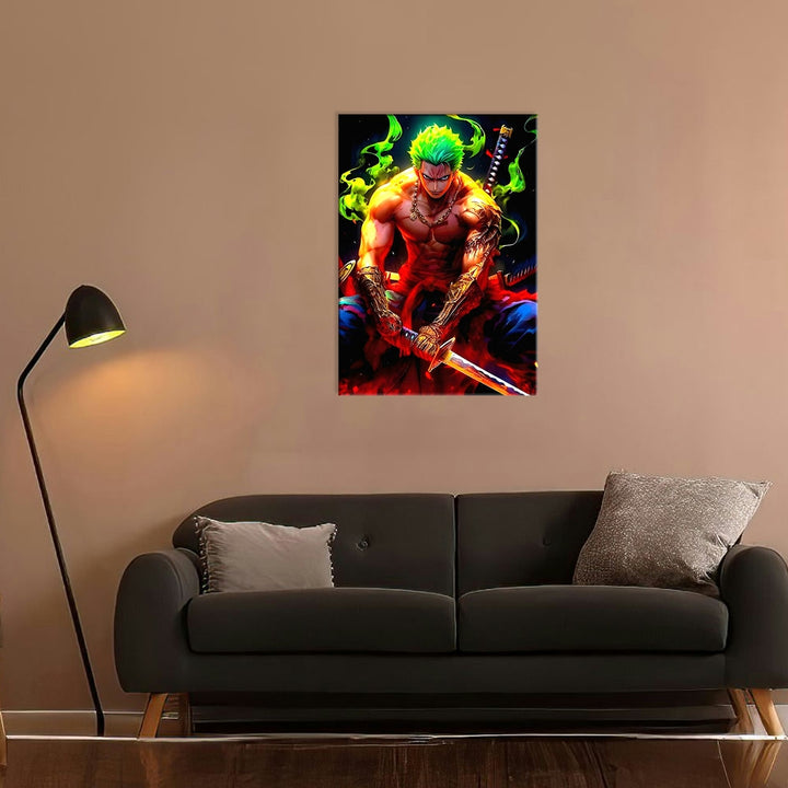 Metal Poster - One Piece Roronoa Zoro OP56