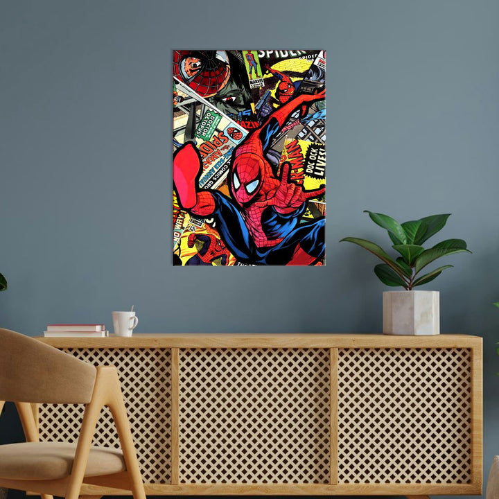 Metal Poster - Superhero Spiderman SM01