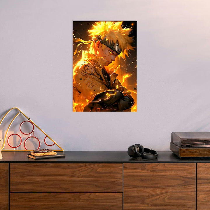 Metal Poster - Anime Naruto Uzumaki NU08