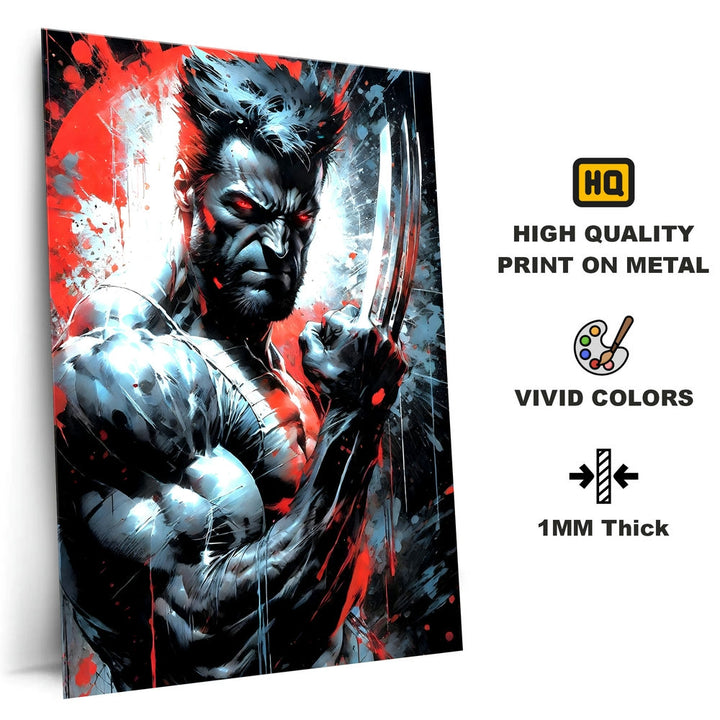 Metal Poster - Superhero Wolverine WOL05