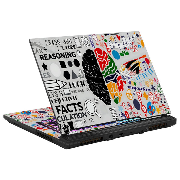 Asus Laptop Skin - brain reasoning