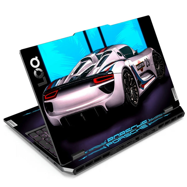 Laptop Skin - Porsche 918 Spyder BlueGlow