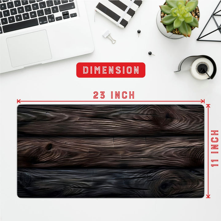 Anti-Slip Desk Mat Gaming Mouse Pad - Wooden Plank