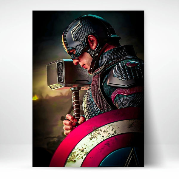 Metal Poster - Superhero Captain America CAP04