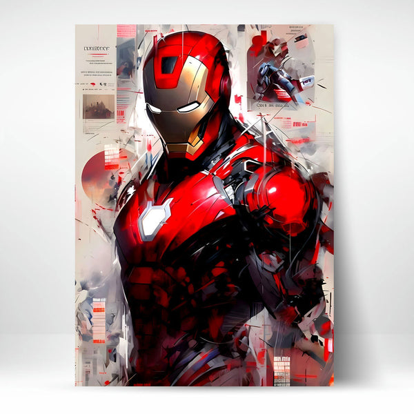 Metal Poster - Superhero Iron Man IM03