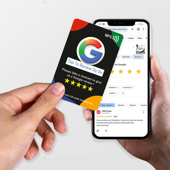 Google Review Card Dynamic Split