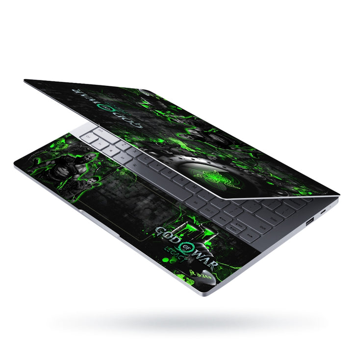 Laptop Skin - God of War Green Fury