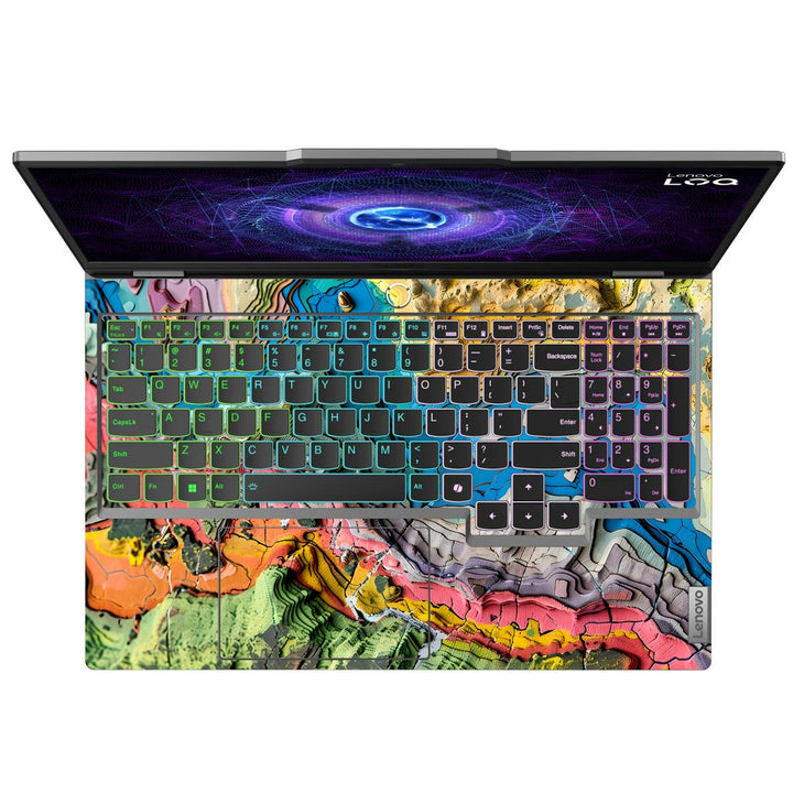 Lenovo LOQ Laptop Skin - Earth and Sky Color Marble Abstract