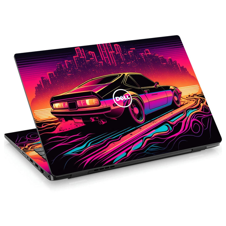 Dell Laptop Skin - Retro Skyline Glow