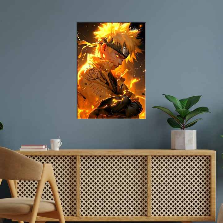 Metal Poster - Anime Naruto Uzumaki NU08