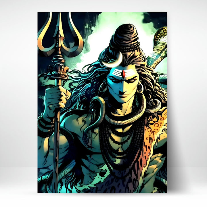 Metal Poster - Lord Shiva LS18