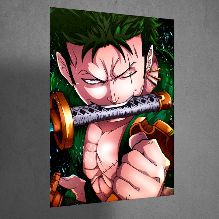 Metal Poster - Anime One Piece Zoro