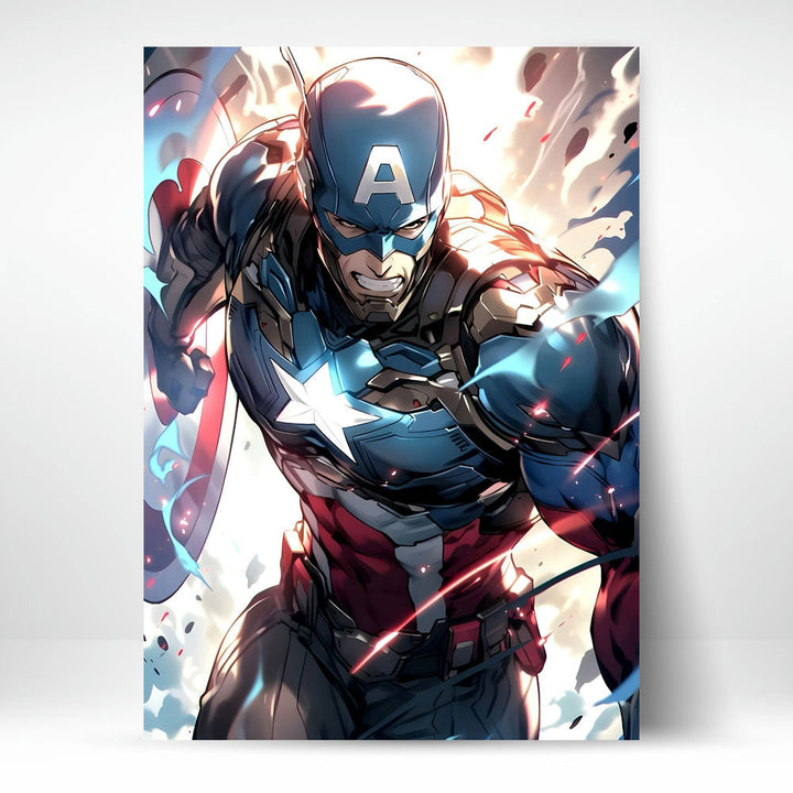 Metal Poster - Superhero Captain America CAP05