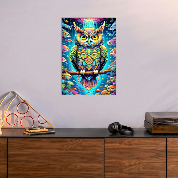 Metal Poster - Wildlife Owl WO01