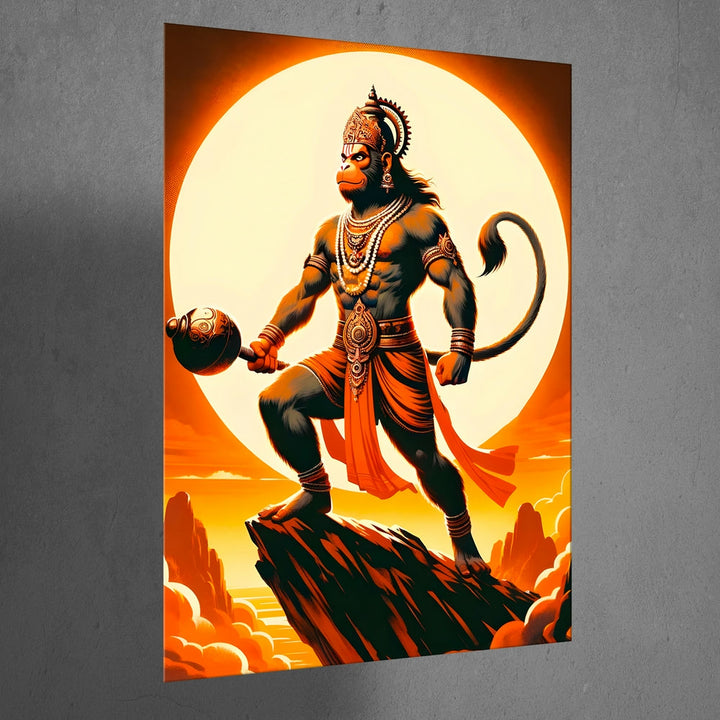 Metal Poster - Lord Hanuman LH09