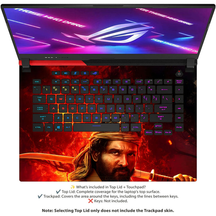 Asus Laptop Skin - Allu Arjun PU03