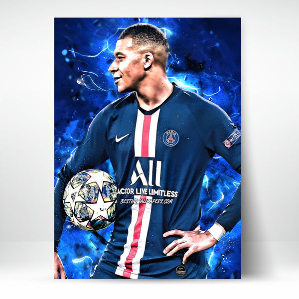 Metal Poster - Footballer Kylian Mbappe KM04