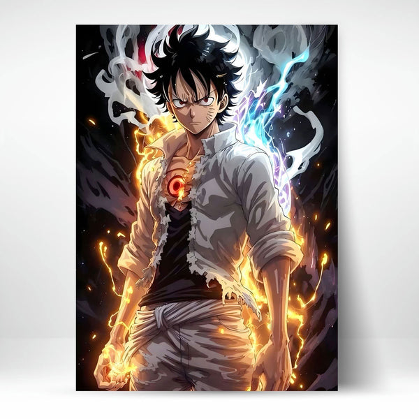 Metal Poster - One Piece Monkey D Luffy OP11