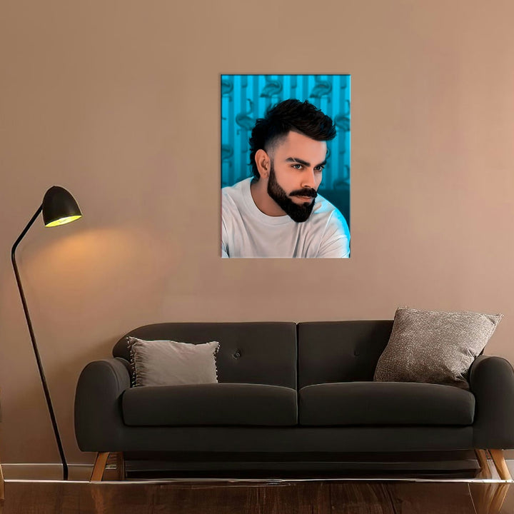 Metal Poster - Indian Cricketer Virat Kohli VK02