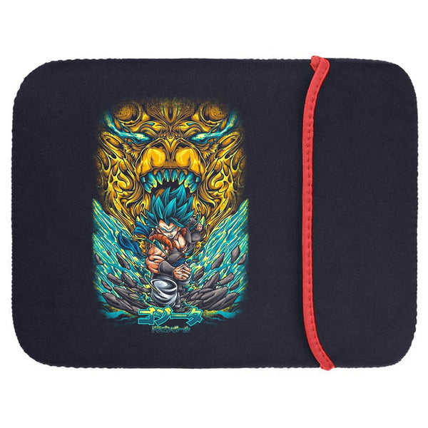 Printed Neoprene Reversible Laptop & Tablet Sleeve - Anime Legendary DS83