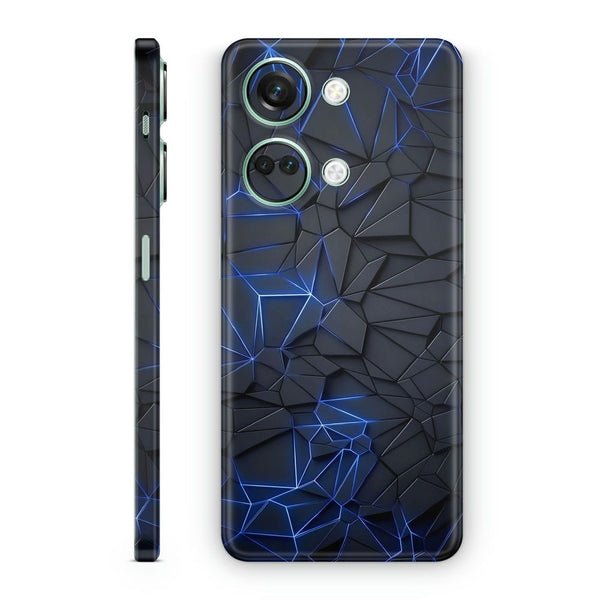 Mobile Skin Wrap - Blue Destroying