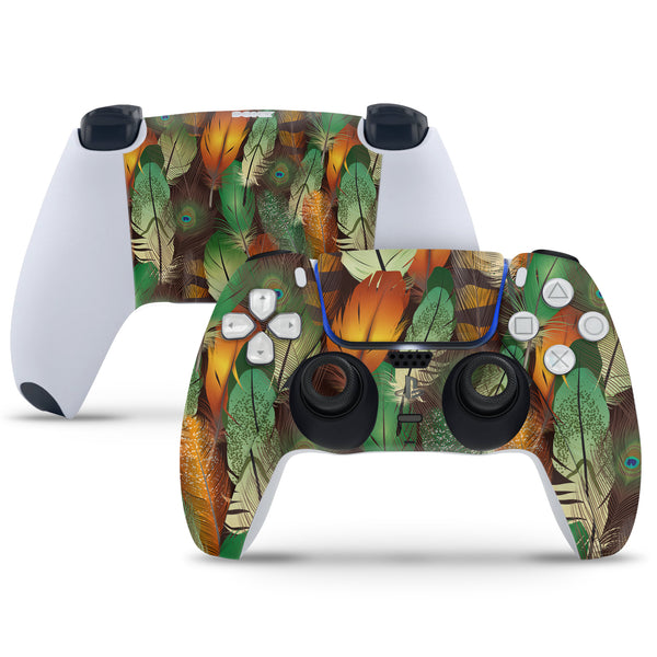 PS5 Controller Skin - Feathers Pattern