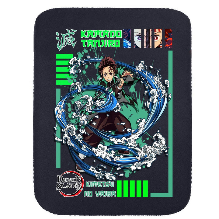 Printed Neoprene Reversible Laptop & Tablet Sleeve - Anime Legendary DS97