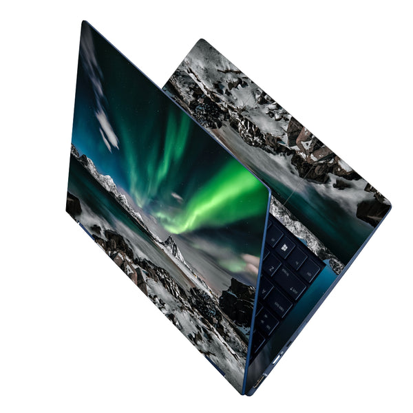 Laptop Skin - Green Rays on Ocean