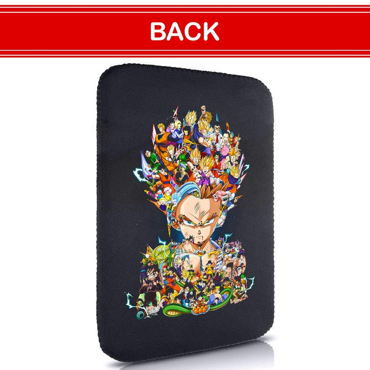 Printed Neoprene Reversible Laptop & Tablet Sleeve - Anime Legendary Dragon Ball DS2