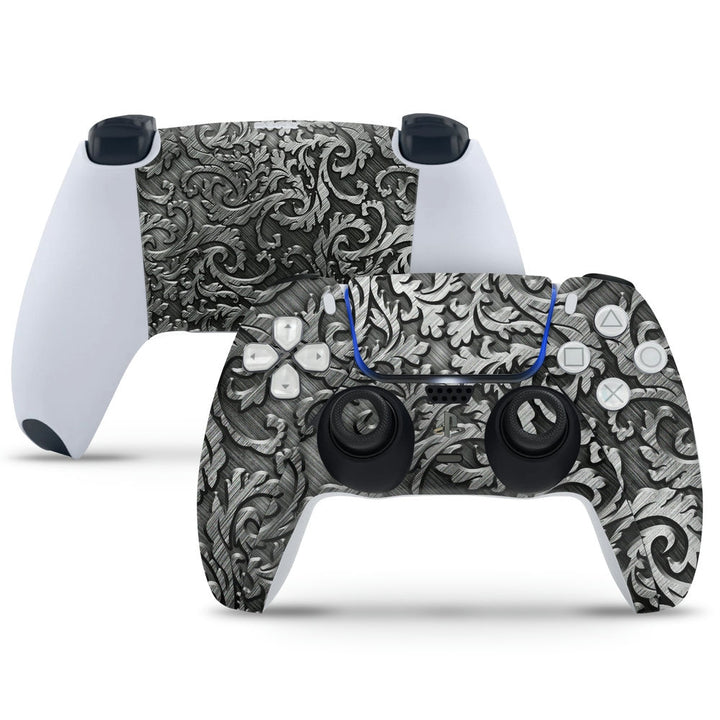 PS5 Controller Skin - Metal Floral