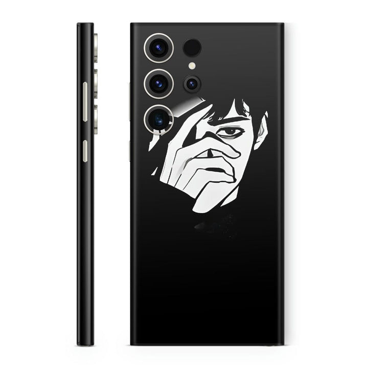 Mobile Skin Wrap - Anime Boy Hide Face