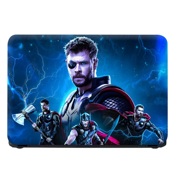 Laptop Skin - Angry Thor Blue Design