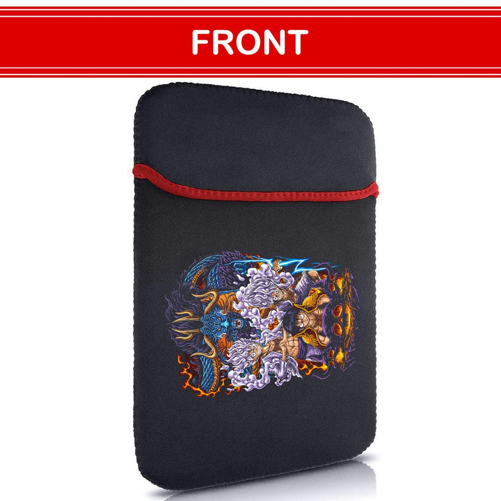 Printed Neoprene Reversible Laptop & Tablet Sleeve - Anime Legendary DS28