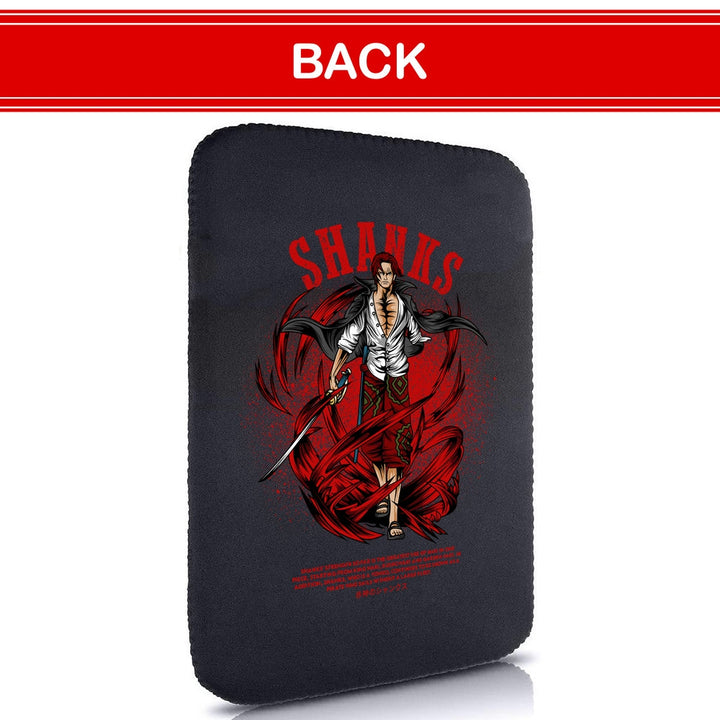 Printed Neoprene Reversible Laptop & Tablet Sleeve - One Piece Shanks DS1