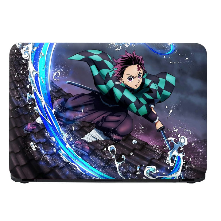 Laptop Skin - Anime Tanjiro Kamado Water Breathing Form