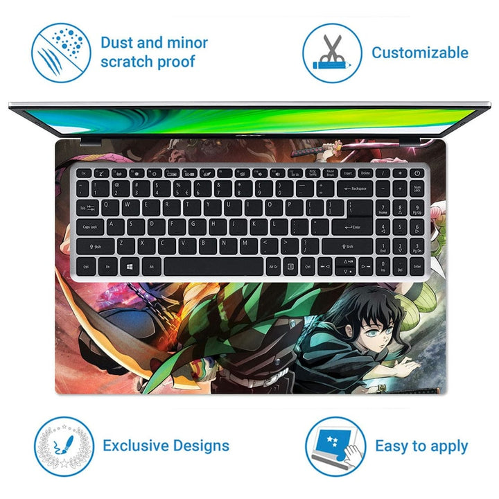 Laptop Skin - Anime Demon Slayer Kimetsu No Yaiba