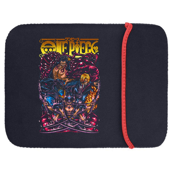 Printed Neoprene Reversible Laptop & Tablet Sleeve - Anime Legendary DS38