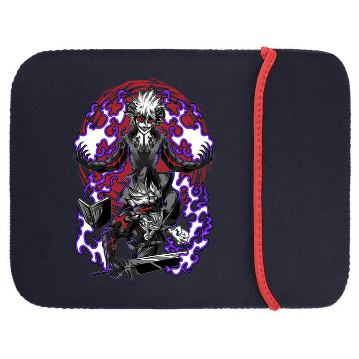 Printed Neoprene Reversible Laptop & Tablet Sleeve - Anime Legendary DS92