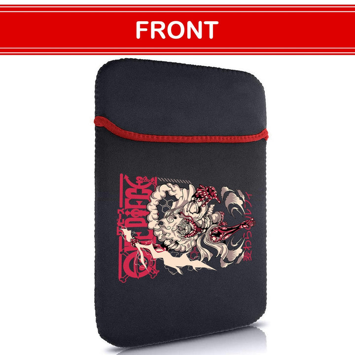 Printed Neoprene Reversible Laptop & Tablet Sleeve - Anime Gear