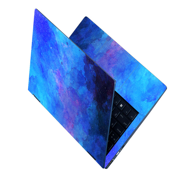 Laptop Skin - Blue Faded Colors Abstract