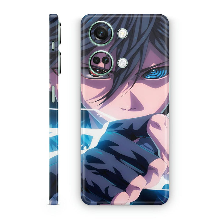 Mobile Skin Wrap - Anime sasuke uchicha Rinne Sharingan