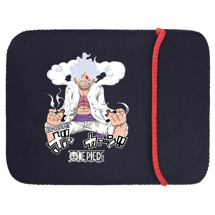 Printed Neoprene Reversible Laptop & Tablet Sleeve - Anime Gear 5 Luffy